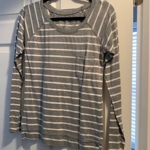Striped long sleeve shirt size M
